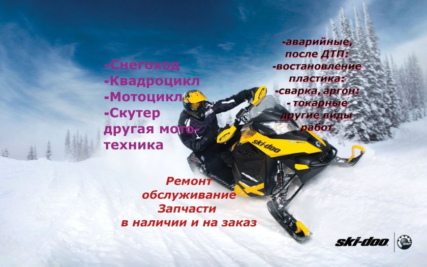 Горный снегоход БРП