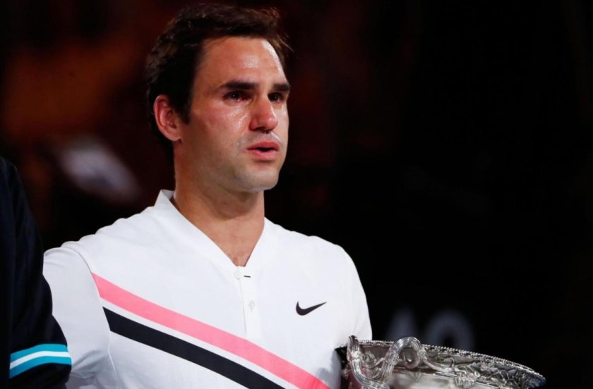 Roger Federer emotions