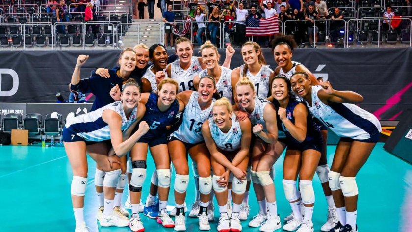 Women USA Volleyball Team Katrin Plammer