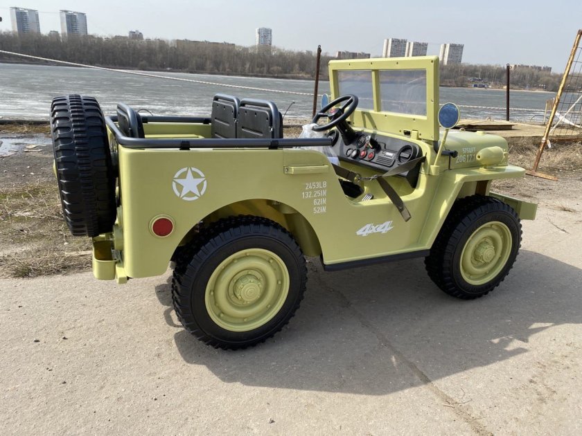 Детский электромобиль Jeep Willys