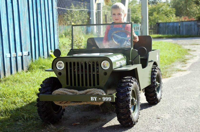 Детский электромобиль Jeep Willys